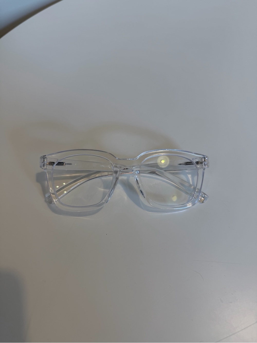 Clear Transparent Square Frame Glasses